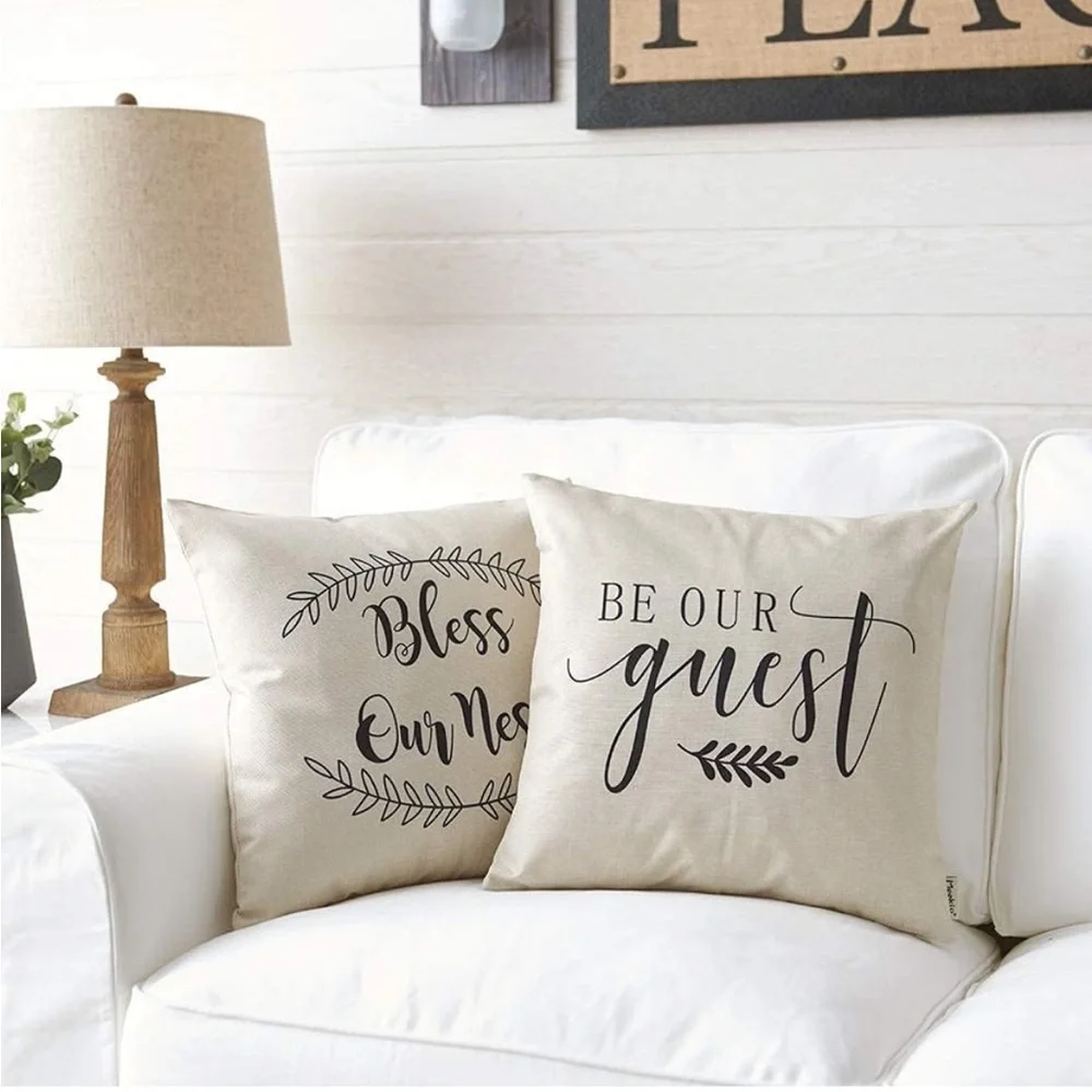 Be Our Guest Pillow Cover 18